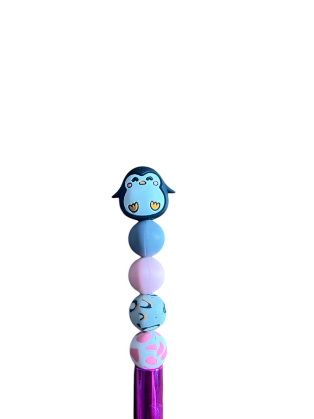 Gradient Penguin Pen Handmade By AB INKS HANDMADE EXPRESSIONS - Picture 4 of 5
